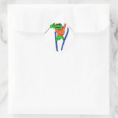 Skier Ronde Sticker (Tas)