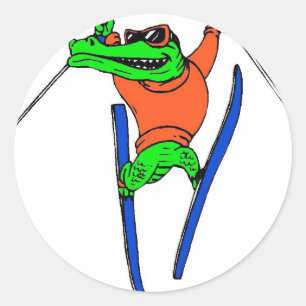 Skier Ronde Sticker