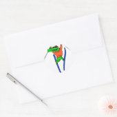 Skier Ronde Sticker (Envelop)