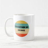 Skier Shirt I'd Rather Be Skiing  Koffiemok (Links)
