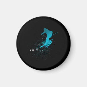 Skier, Ski, Japans Magneet