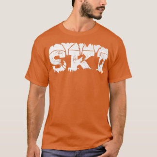 Skier Ski Skiing Winter Sports Downhill Snow L T-shirt