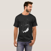 Skier Skiing Ski Fans Snow Mountain Winter T-shirt (Voorkant volledig)