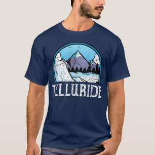 Skier Skiing Snowboarding Snowboard Colorado Tellu T-shirt