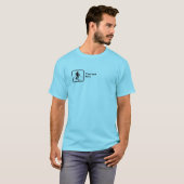 Skier — Small Logo — T-shirt (Voorkant volledig)