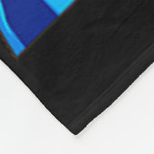 Skiër Smooth Fox Terrier Snowboarding Pocket Fleece Deken (Hoek)