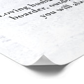 Skier Snowboarder Life Celebration Fotobegrafenis Poster (Hoek)