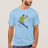 Skier T-shirt (Voorkant)