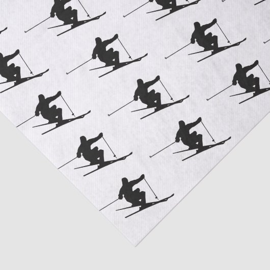 Skier Tissuepapier (Detail)