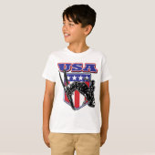 Skier USA T-shirt (Voorkant volledig)