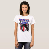 Skier USA T-shirt (Voorkant volledig)