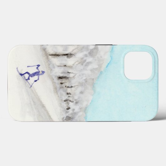 Skier voor kruisland Case-Mate iPhone case (Achterkant (horizontaal))