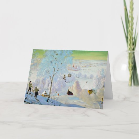 Skiërs 1919 feestdagen kaart (Voorkant)