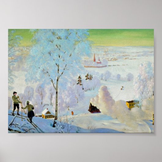 Skiers 1919 poster (Voorkant)