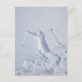 Skiers 2 briefkaart (Voorkant)