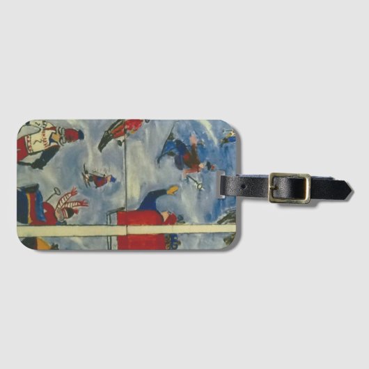 Skiers Bagagelabel (Voorkant (horizontaal))