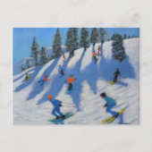 Skiers Lofer 2010 Briefkaart (Voorkant)