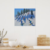 Skiers Lofer 2010 Poster (Keuken)