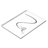 Skiers | Ski Skis Skiing Winter Gifts Notitieboek (Linkerzijde)