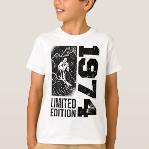 Skiërs Skiloper Vintage Geboren 1974 Verjaardag Sk T-shirt