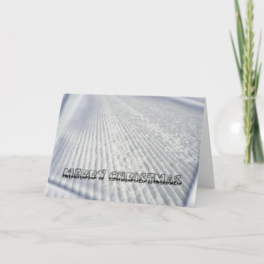 Skiers / Snowboarders Kerstmis Feestdagen Kaart (Voorkant)