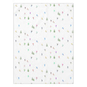 Skierskiën van de Holiday Alpine Tafelkleed (Voorkant)