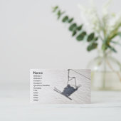 Skiersschaduw Visitekaartje (Staand voorkant)