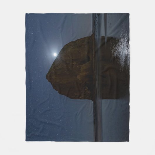 Skies Above Haystack Rock | Kannon Beach, Oregon Fleece Deken (Voorkant)