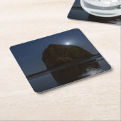 Skies Above Haystack Rock | Kannon Beach, Oregon Kartonnen Onderzetters (Schuin)