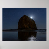 Skies Above Haystack Rock | Kannon Beach, Oregon Poster (Voorkant)