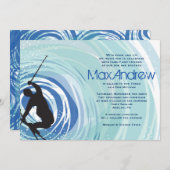 SKIES Bar Bat Mitzvah Uitnodiging (Voorkant / Achterkant)