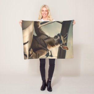  Skies: De Kangoeroe Pilot In Het Oude Vliegtuig Fleece Deken