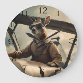 Skies: De Kangoeroe Pilot In Het Oude Vliegtuig Grote Klok (Voorkant)