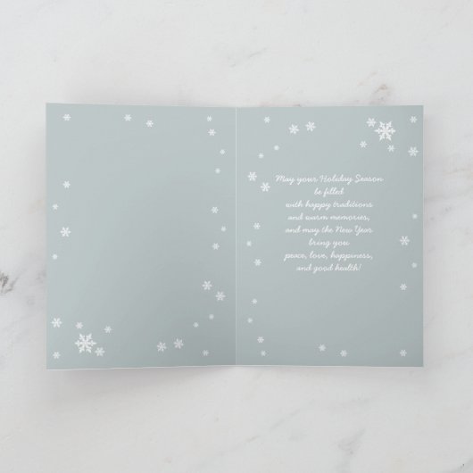 skies Kinder kerstmis Feestdagen Kaart (Binnen)