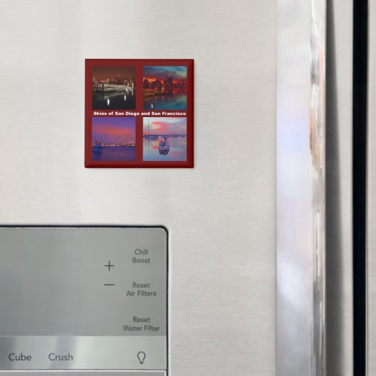 Skies of San Diego en San Francisco Magneet (Insitu (Koelkast))