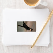 Skies op Duddingston Loch door Henry Raeburn Etiket (Insitu)