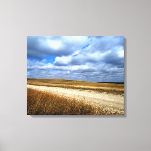 Skies over de Flint Hills canvas print (Voorkant)