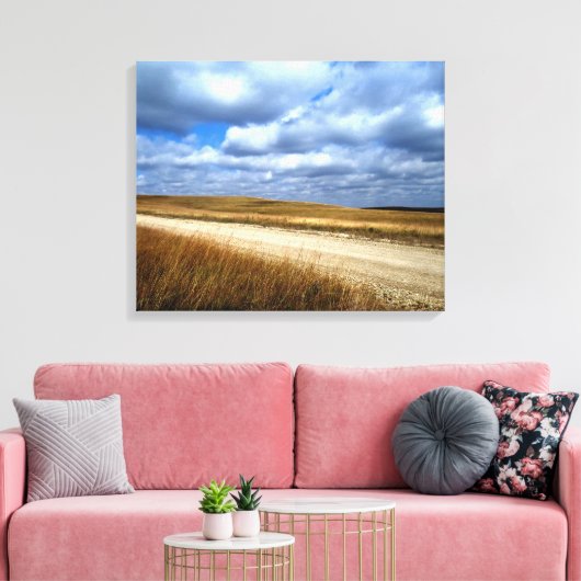 Skies over de Flint Hills canvas print (Insitu (Woonkamer))