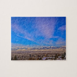 Skies Over Salt Lake City, Utah - 8x10 - 110 pc Legpuzzel