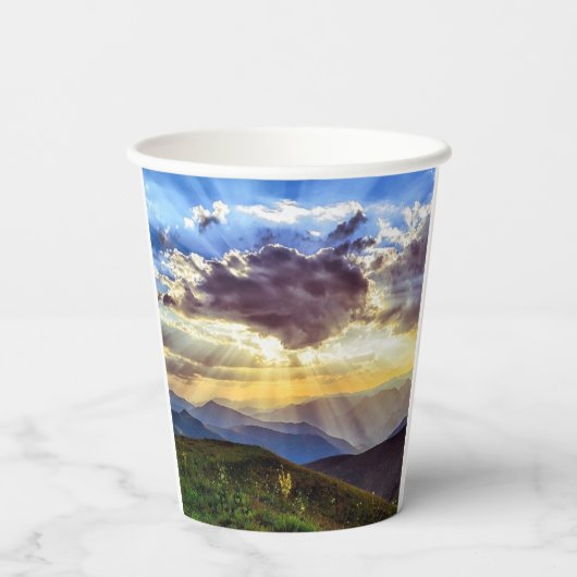 Skies Papieren Bekers (Achterkant)