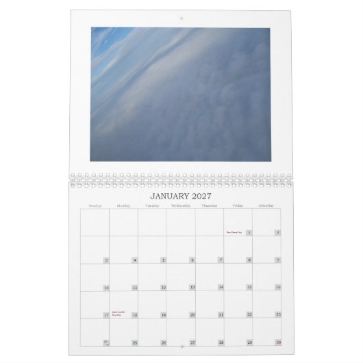 Skies - Zeeen - Sceneratiecalender Kalender (Jan 2027)