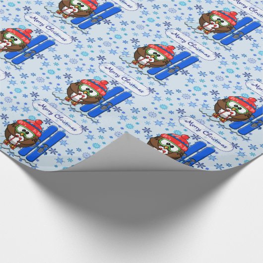 skieuil cadeaupapier (Hoek)