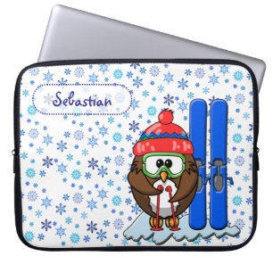 skieuil laptop sleeve