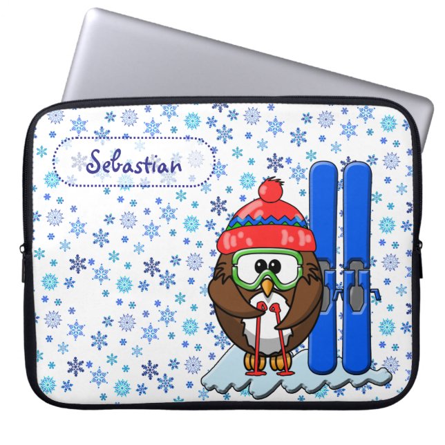 skieuil laptop sleeve (Voorkant)