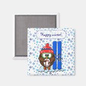 skieuil magneet (Voorkant / Achterkant)