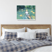 Skiff Canvas Afdruk (Insitu (Slaapkamer))