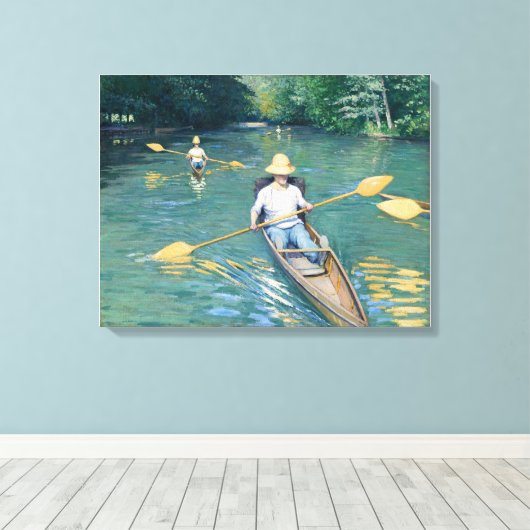 Skiff Canvas Afdruk (Insitu (Houten vloer))