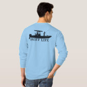 Skiff Life T-Top Boat Gevist - middenconsole T-shirt (Achterkant volledig)