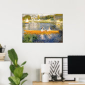 Skiff van Pierre-Auguste Renoir - Impressionist Poster (Thuiskantoor)