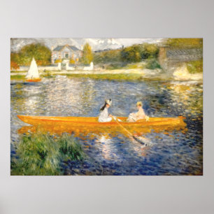 Skiff van Pierre-Auguste Renoir - Impressionist Poster